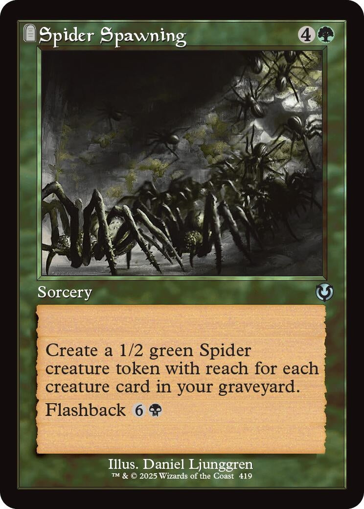 Image for Spider Spawning (Retro Frame) (419) [INR]