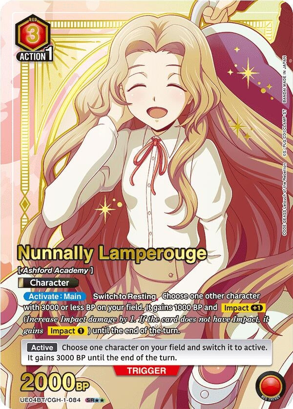 Image for Nunnally Lamperouge (084) (SR**) (UE04BT/CGH-1-084) [UE04BT]