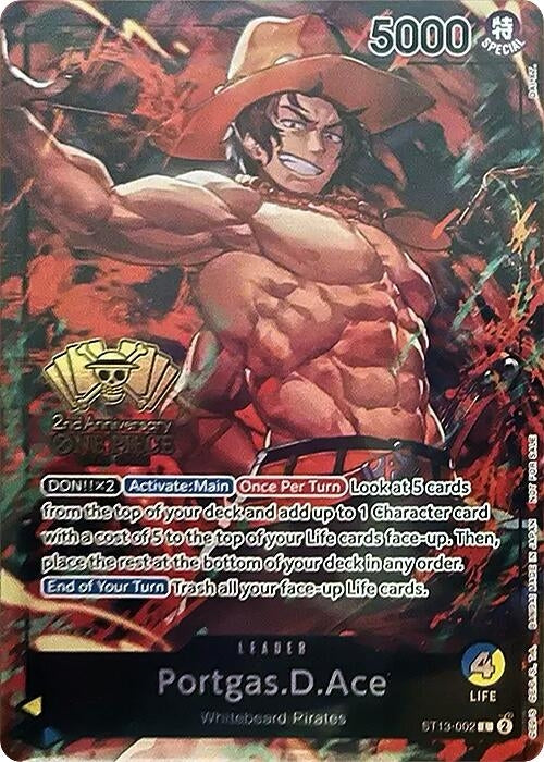 Image for Portgas.D.Ace (2nd Anniversary Tournament) (ST13-002) [OP-PR]