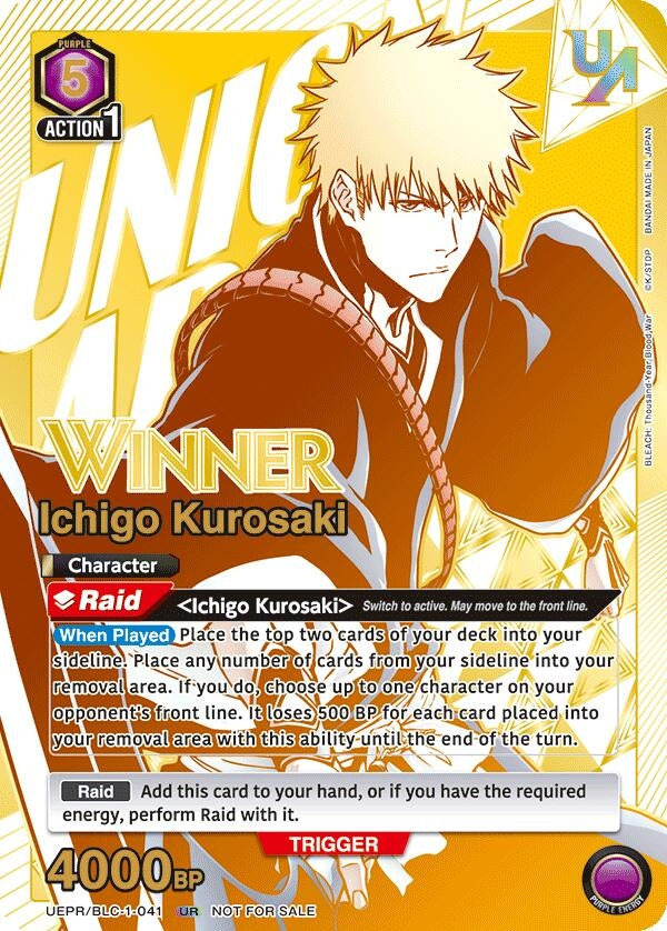 Image for Ichigo Kurosaki (041) (Winner) (UEPR/BLC-1-041) [UEPR]