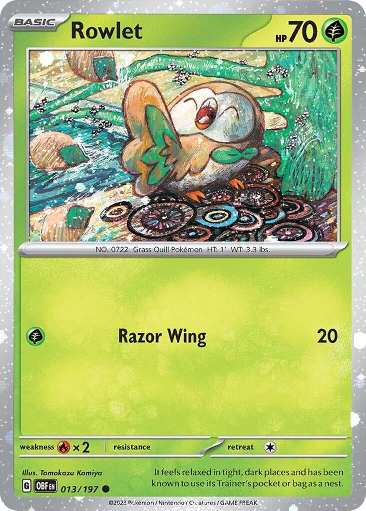 Image for Rowlet - 013/197 (Cosmos Holo) (013/197) [MCAP]