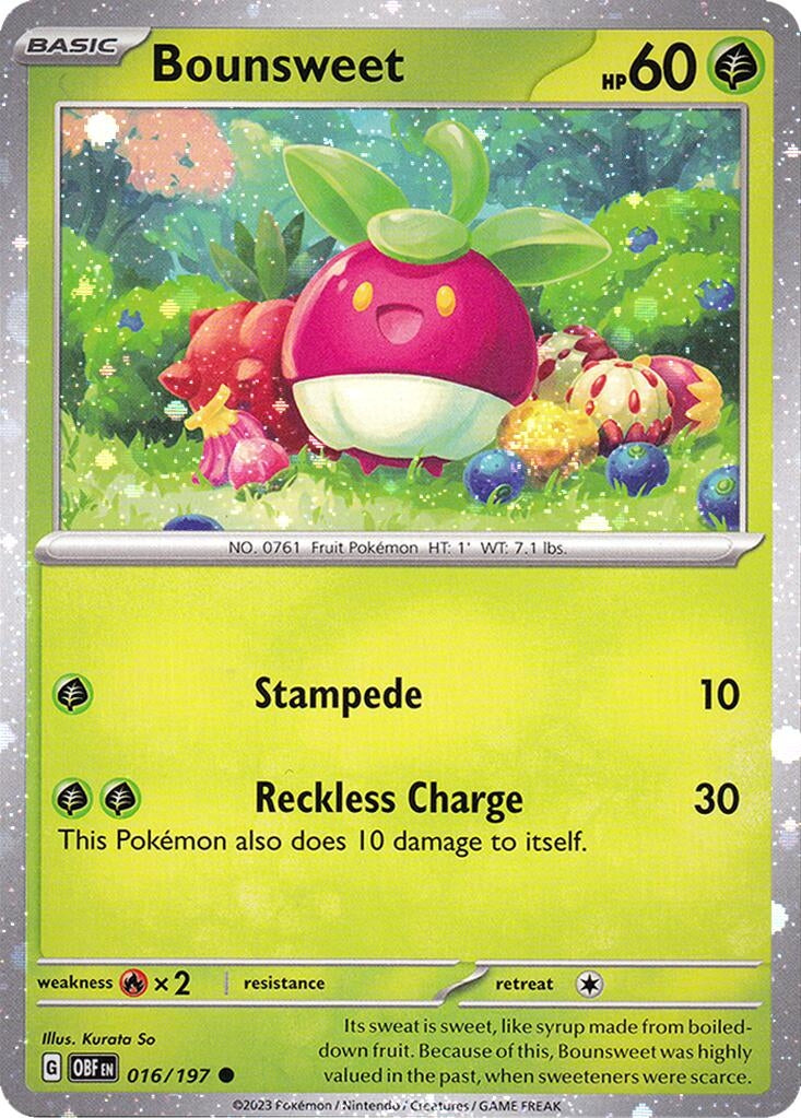 Image for Bounsweet - 016/197 (Cosmos Holo) (016/197) [MCAP]