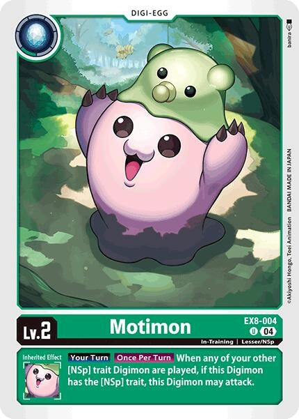 Image for Motimon (EX8-004 U) (Chain of Liberation) (EX-08) - Digimon Card Game