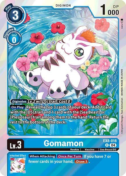 Image for Gomamon (EX8-018 R) (Chain of Liberation) (EX-08) - Digimon Card Game
