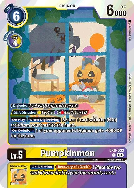 Image for Pumpkinmon (EX8-033 R) (Chain of Liberation) (EX-08) - Digimon Card Game