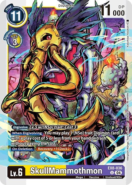 Image for SkullMammothmon (EX8-036 U) (Chain of Liberation) (EX-08) - Digimon Card Game