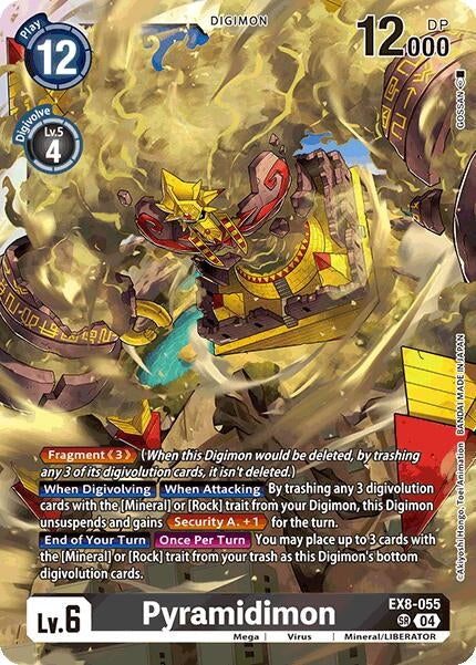 Image for Pyramidimon (EX8-055 SR) (Chain of Liberation) (EX-08) - Digimon Card Game