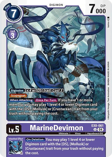 Image for MarineDevimon (EX8-061 U) (Chain of Liberation) (EX-08) - Digimon Card Game