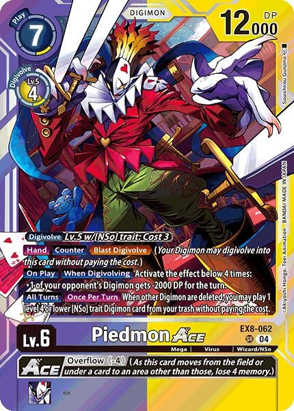 Image for Piedmon ACE (EX8-062 SR) (Chain of Liberation) (EX-08) - Digimon Card Game