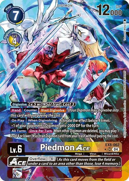 Image for Piedmon ACE (Alternate Art) (EX8-062 SR) (Chain of Liberation) (EX-08) - Digimon Card Game