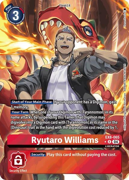 Image for Ryutaro Williams (Alternate Art) (EX8-065 R) (Chain of Liberation) (EX-08) - Digimon Card Game