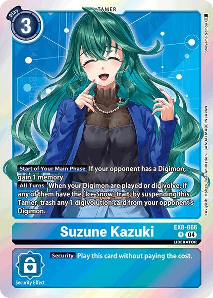 Image for Suzune Kazuki (EX8-066 R) (Chain of Liberation) (EX-08) - Digimon Card Game