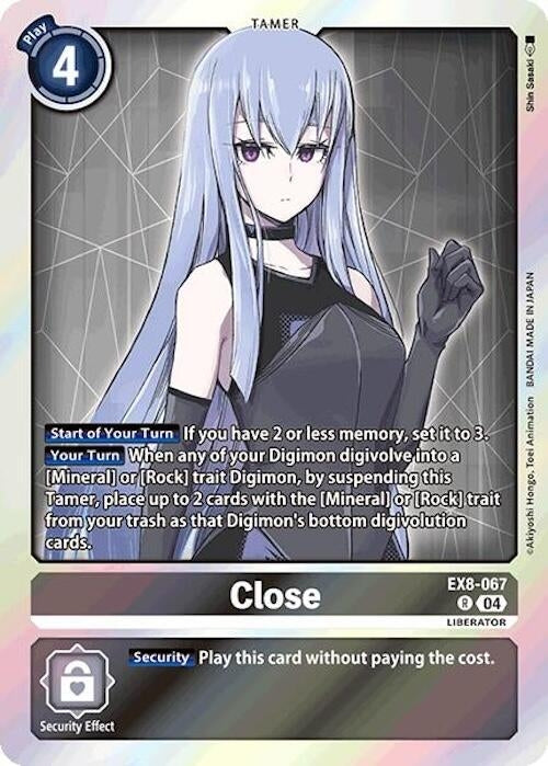 Image for Close (EX8-067 R) (Chain of Liberation) (EX-08) - Digimon Card Game
