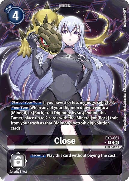Image for Close (Alternate Art) (EX8-067 R) (Chain of Liberation) (EX-08) - Digimon Card Game