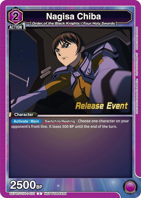 Image for Nagisa Chiba (UEPR/CGH-1-021) [UE04BT: Code Geass: Lelouch of the Rebellion Release Event Cards]