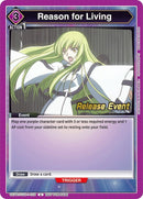 Image for Reason for Living (UEPR/CGH-1-028) [UE04BT: Code Geass: Lelouch of the Rebellion Release Event Cards]