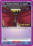Image for United States of Japan (UEPR/CGH-1-029) [UE04BT: Code Geass: Lelouch of the Rebellion Release Event Cards]