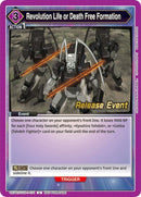 Image for Revolution Life or Death Free Formation (UEPR/CGH-1-031) [UE04BT: Code Geass: Lelouch of the Rebellion Release Event Cards]