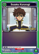 Image for Suzaku Kururugi (034) (UEPR/CGH-1-034) [UE04BT: Code Geass: Lelouch of the Rebellion Release Event Cards]