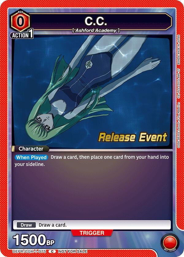 Image for C.C. (075) (UEPR/CGH-1-075) [UE04BT: Code Geass: Lelouch of the Rebellion Release Event Cards]