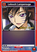 Image for Lelouch Lamperouge (090) (UEPR/CGH-1-090) [UE04BT: Code Geass: Lelouch of the Rebellion Release Event Cards]