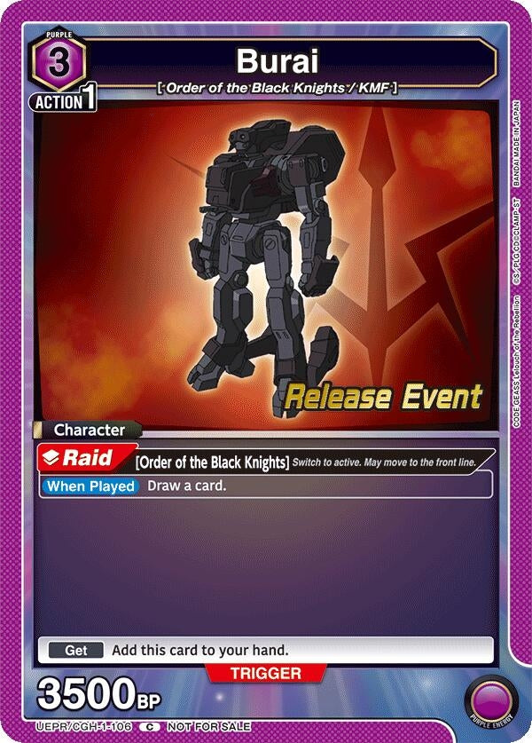 Image for Burai (UEPR/CGH-1-106) [UE04BT: Code Geass: Lelouch of the Rebellion Release Event Cards]