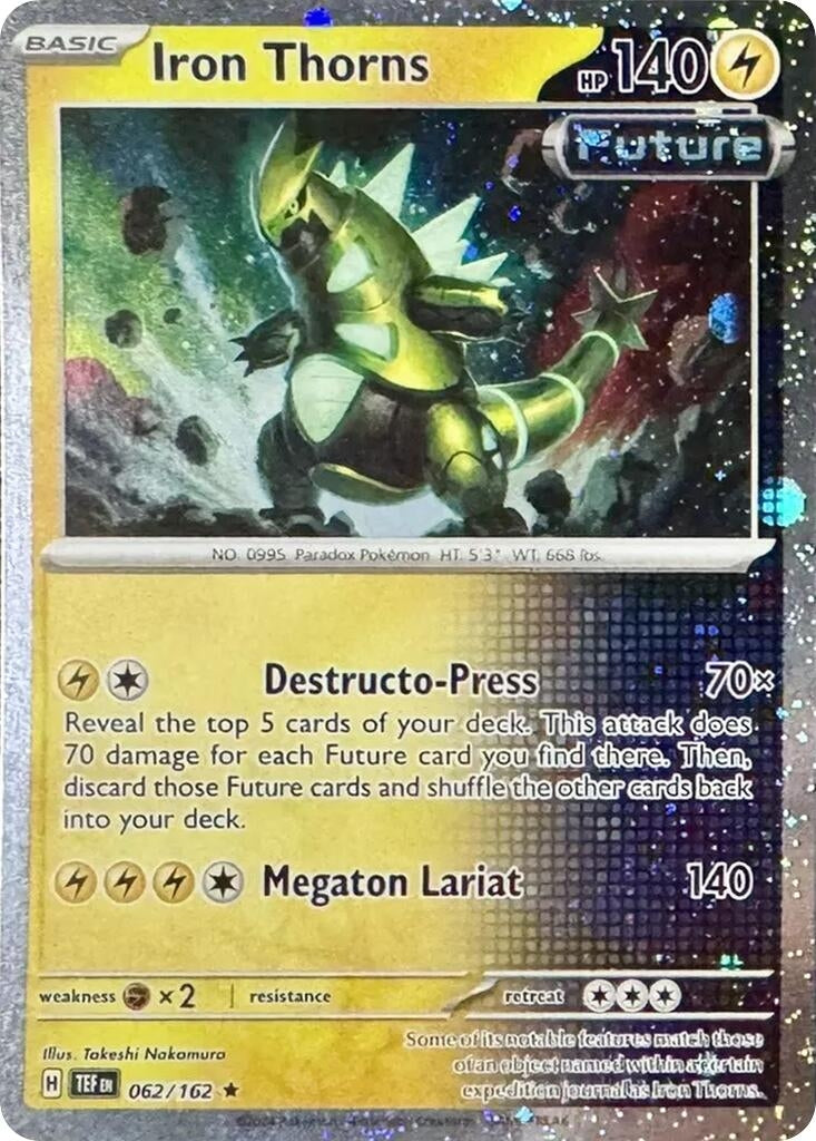 Image for Iron Thorns - 062/162 (Cosmos Holo) (062/162) [MCAP]