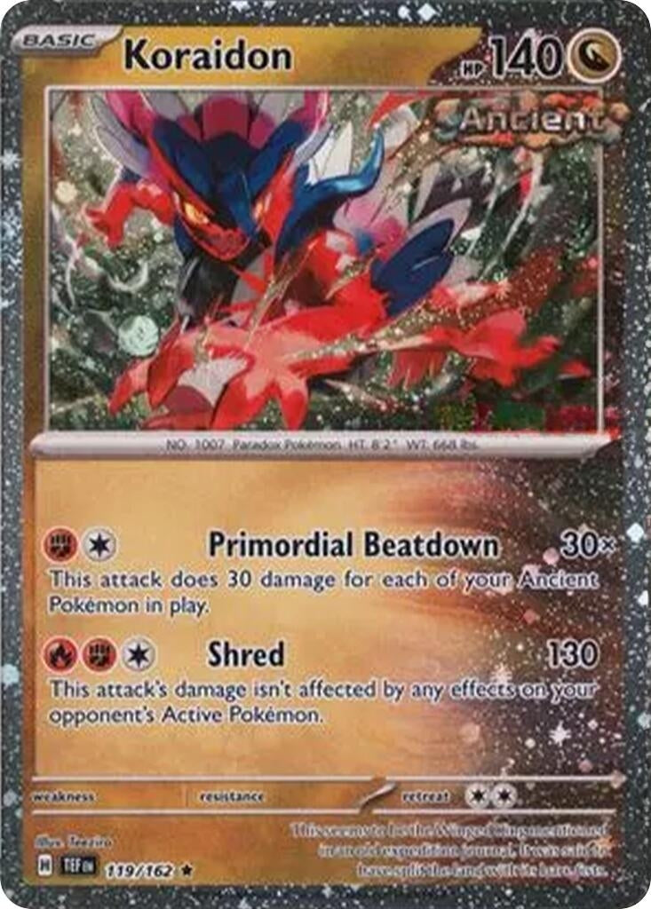 Image for Koraidon - 119/162 (Cosmos Holo) (119/162) [MCAP]