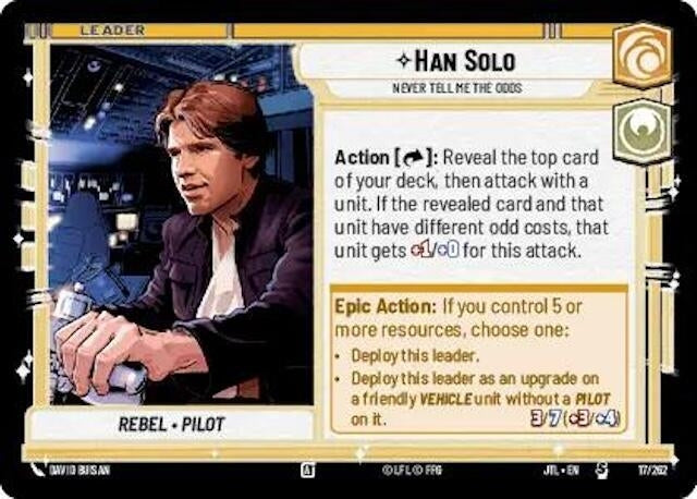 Image for Han Solo - Never Tell Me the Odds (017/257) [JTL]