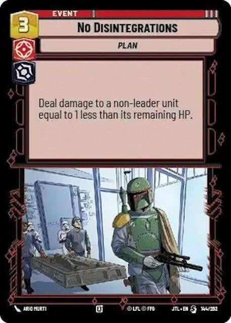 Image for No Disintegrations (144/257) [JTL]