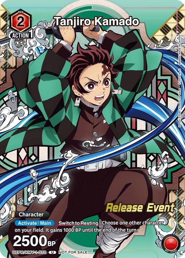 Image for Tanjiro Kamado (Release Event Participation) (UEPR/KMY-1-072) [UE05BT: Demon Slayer: Kimetsu no Yaiba Release Event Cards]