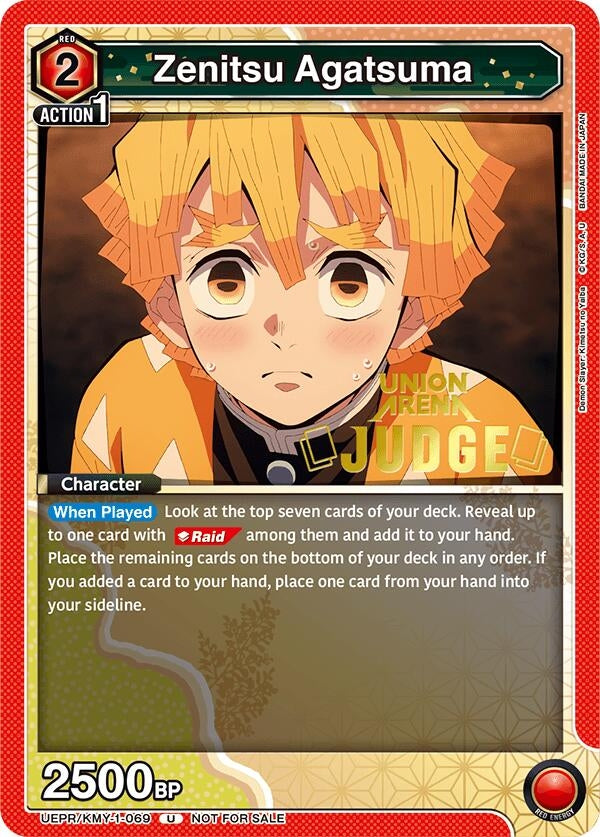 Image for Zenitsu Agatsuma (Judge Pack) (UEPR/KMY-1-069) [UEPR]