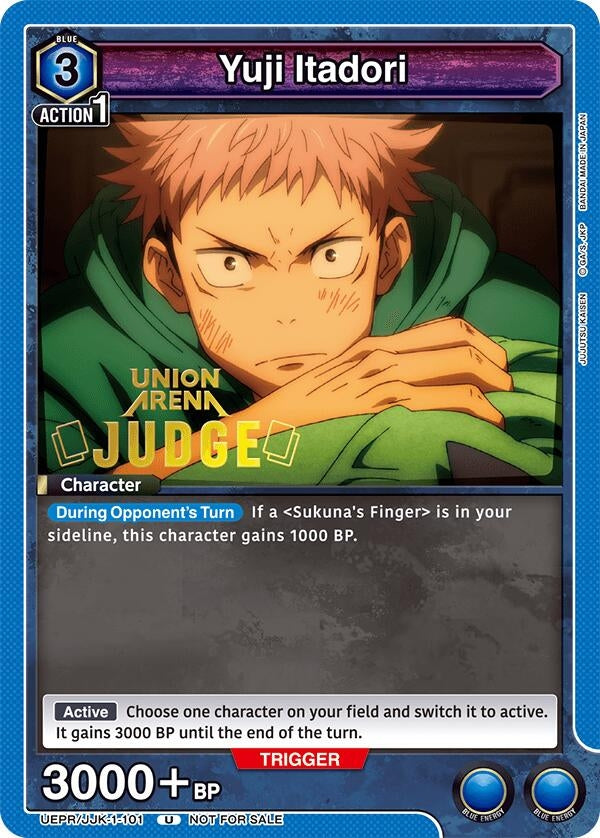 Image for Yuji Itadori (101) (Judge Pack) (UEPR/JJK-1-101) [UEPR]
