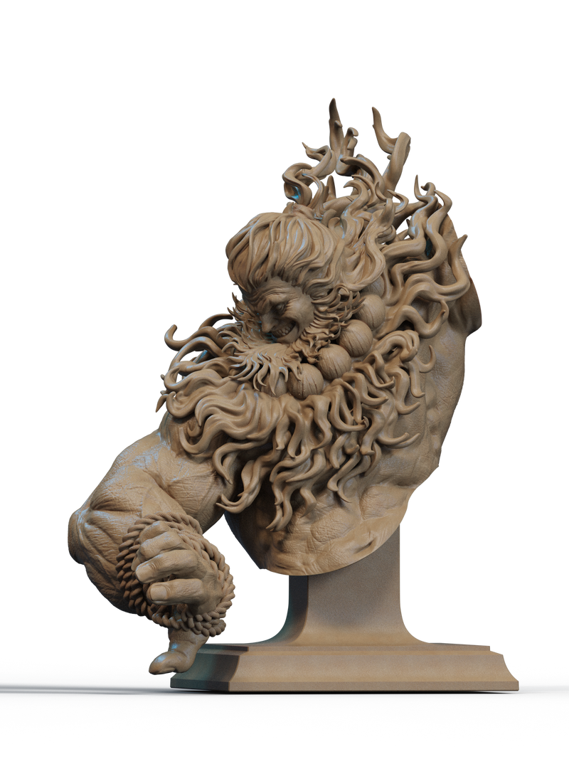 Akuma Resin Bust - view 3