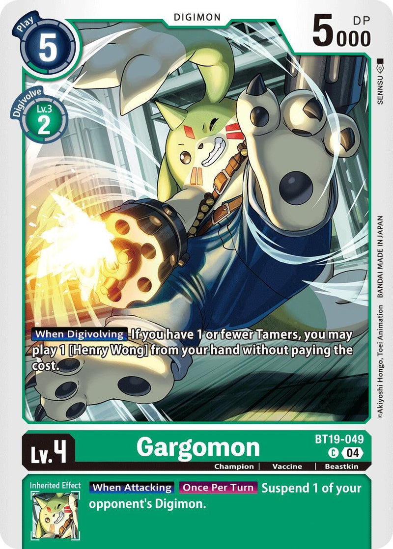 Image for Gargomon (BT19-049 C) (Release Special Booster 2.5) (BT19-20) - Digimon Card Game