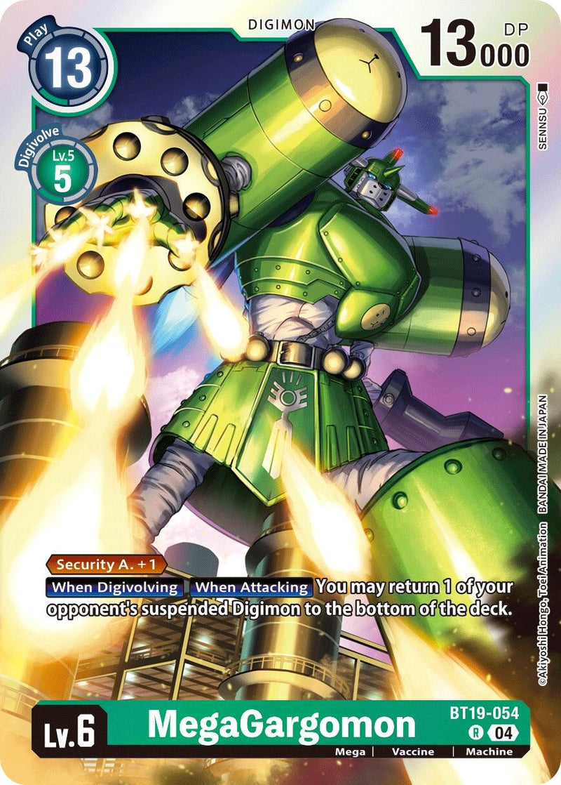 Image for MegaGargomon (BT19-054 R) (Release Special Booster 2.5) (BT19-20) - Digimon Card Game