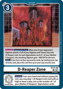 Image for D-Reaper Zone (BT19-100 C) (Release Special Booster 2.5) (BT19-20) - Digimon Card Game