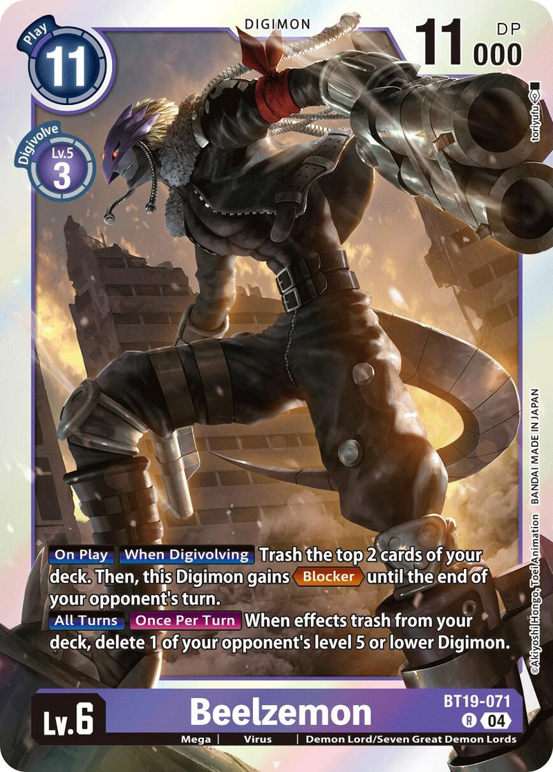 Image for Beelzemon (BT19-071 R) (Release Special Booster 2.5) (BT19-20) - Digimon Card Game