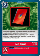Image for Red Card (BT19-089 C) (Release Special Booster 2.5) (BT19-20) - Digimon Card Game