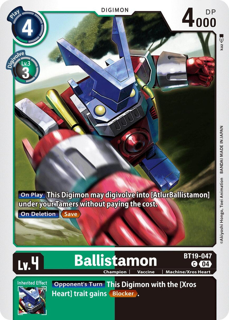 Image for Ballistamon (BT19-047 C) (Release Special Booster 2.5) (BT19-20) - Digimon Card Game