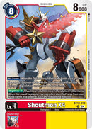 Image for Shoutmon X4 (BT19-010 C) (Release Special Booster 2.5) (BT19-20) - Digimon Card Game