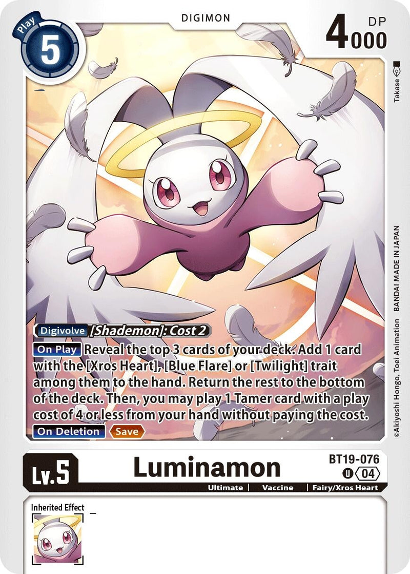 Image for Luminamon (BT19-076 U) (Release Special Booster 2.5) (BT19-20) - Digimon Card Game