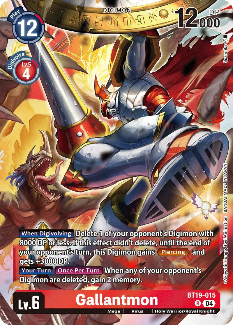 Image for Gallantmon (BT19-015 R) (Release Special Booster 2.5) (BT19-20) - Digimon Card Game