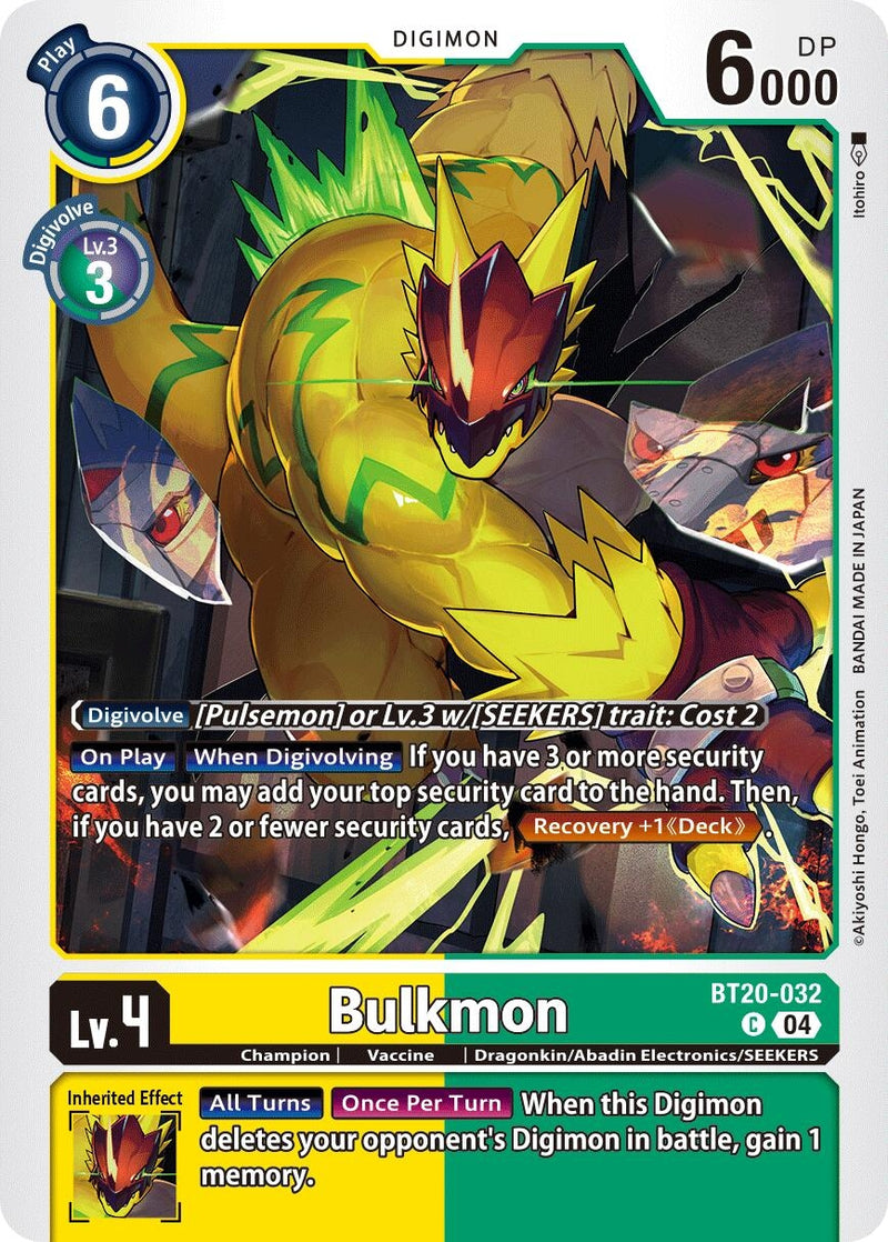 Image for Bulkmon (BT20-032 C) (Release Special Booster 2.5) (BT19-20) - Digimon Card Game