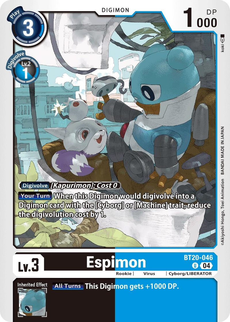 Image for Espimon (BT20-046 U) (Release Special Booster 2.5) (BT19-20) - Digimon Card Game