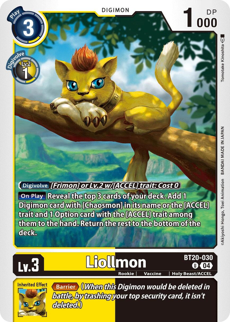 Image for Liollmon - BT20-030 (BT20-030 U) (Release Special Booster 2.5) (BT19-20) - Digimon Card Game
