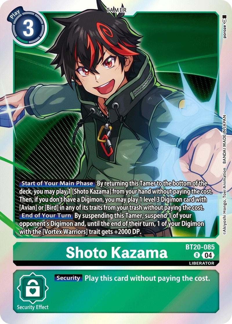 Image for Shoto Kazama (BT20-085 R) (Release Special Booster 2.5) (BT19-20) - Digimon Card Game