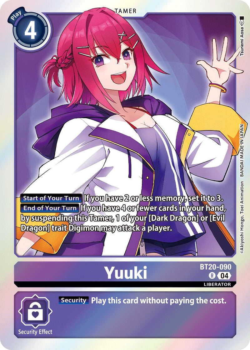 Image for Yuuki (BT20-090 R) (Release Special Booster 2.5) (BT19-20) - Digimon Card Game