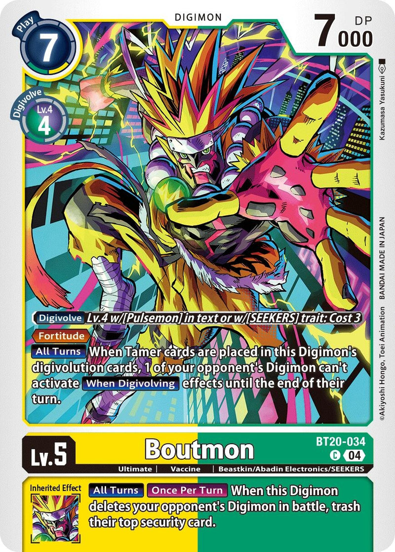 Image for Boutmon (BT20-034 C) (Release Special Booster 2.5) (BT19-20) - Digimon Card Game