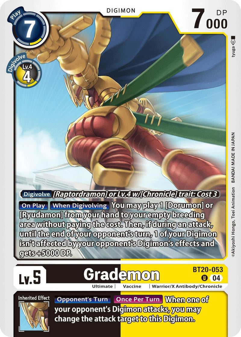 Image for Grademon (BT20-053 U) (Release Special Booster 2.5) (BT19-20) - Digimon Card Game